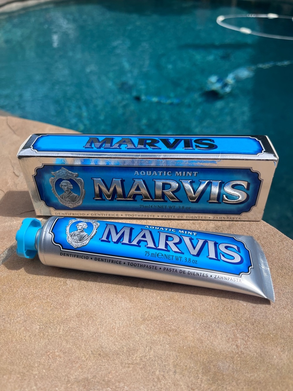 Marvis Aquatic Mint Toothpaste 3.8oz NEW